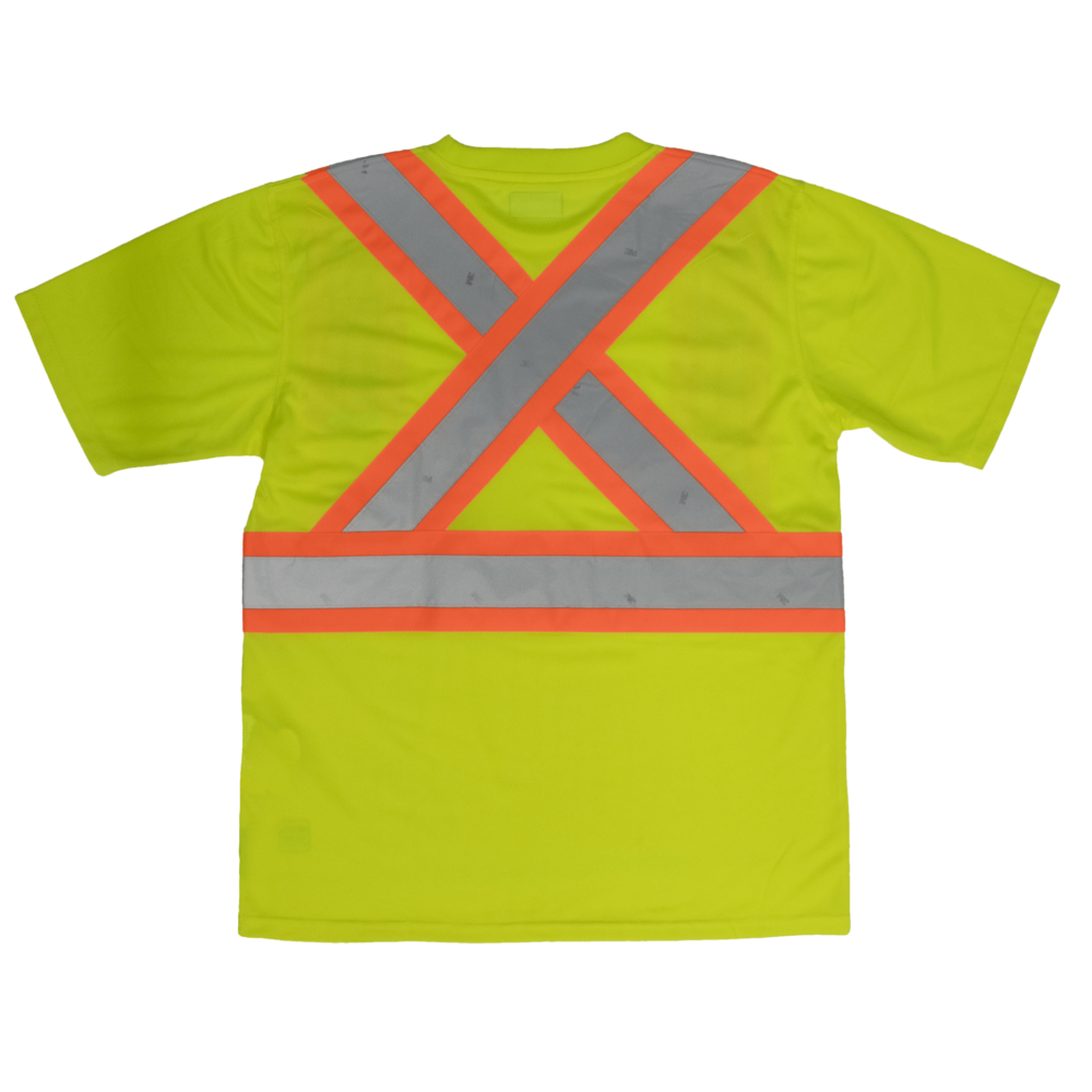 Tough Duck Short Sleeve Pocket Hi-Vis T-Shirt S392