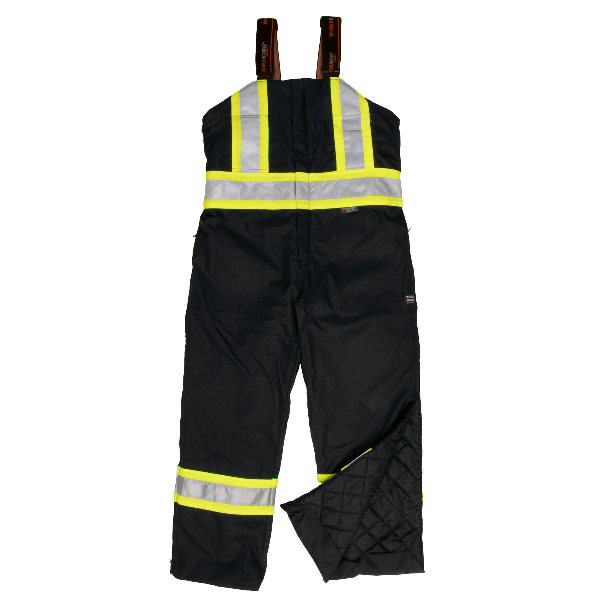 Tough Duck S798 -Poly Oxford Insulated hi-Vis Bib Overall