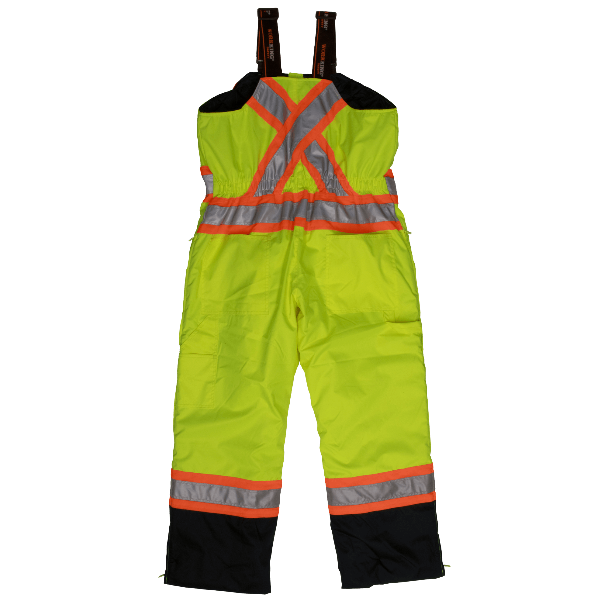 Tough Duck S798 -Poly Oxford Insulated hi-Vis Bib Overall