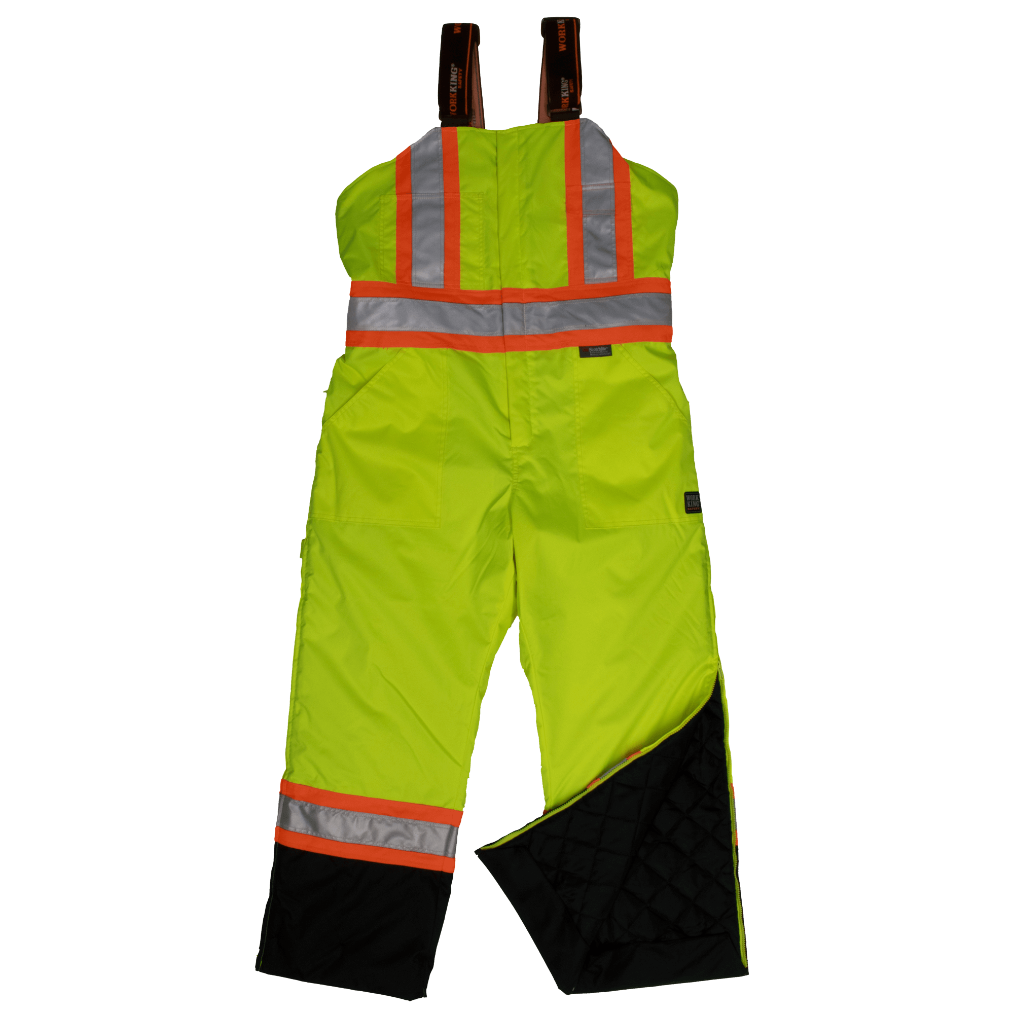 Tough Duck S798 -Poly Oxford Insulated hi-Vis Bib Overall