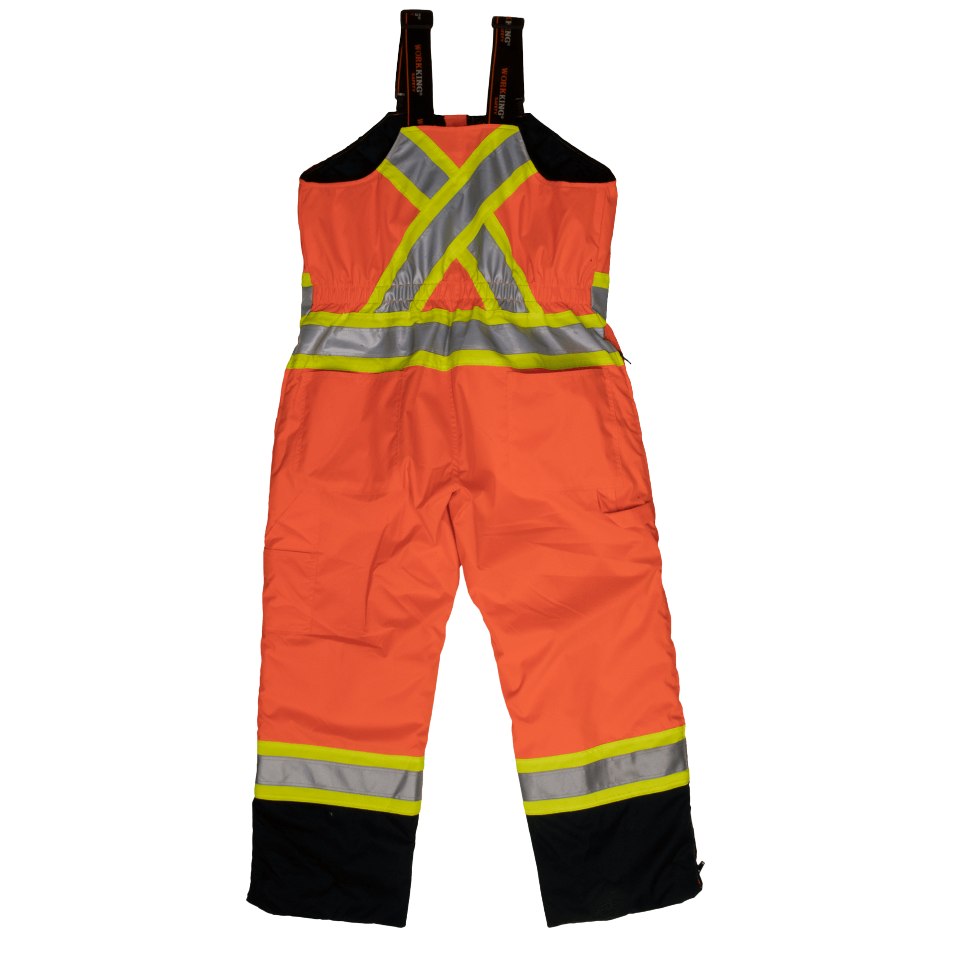 Tough Duck S798 -Poly Oxford Insulated hi-Vis Bib Overall