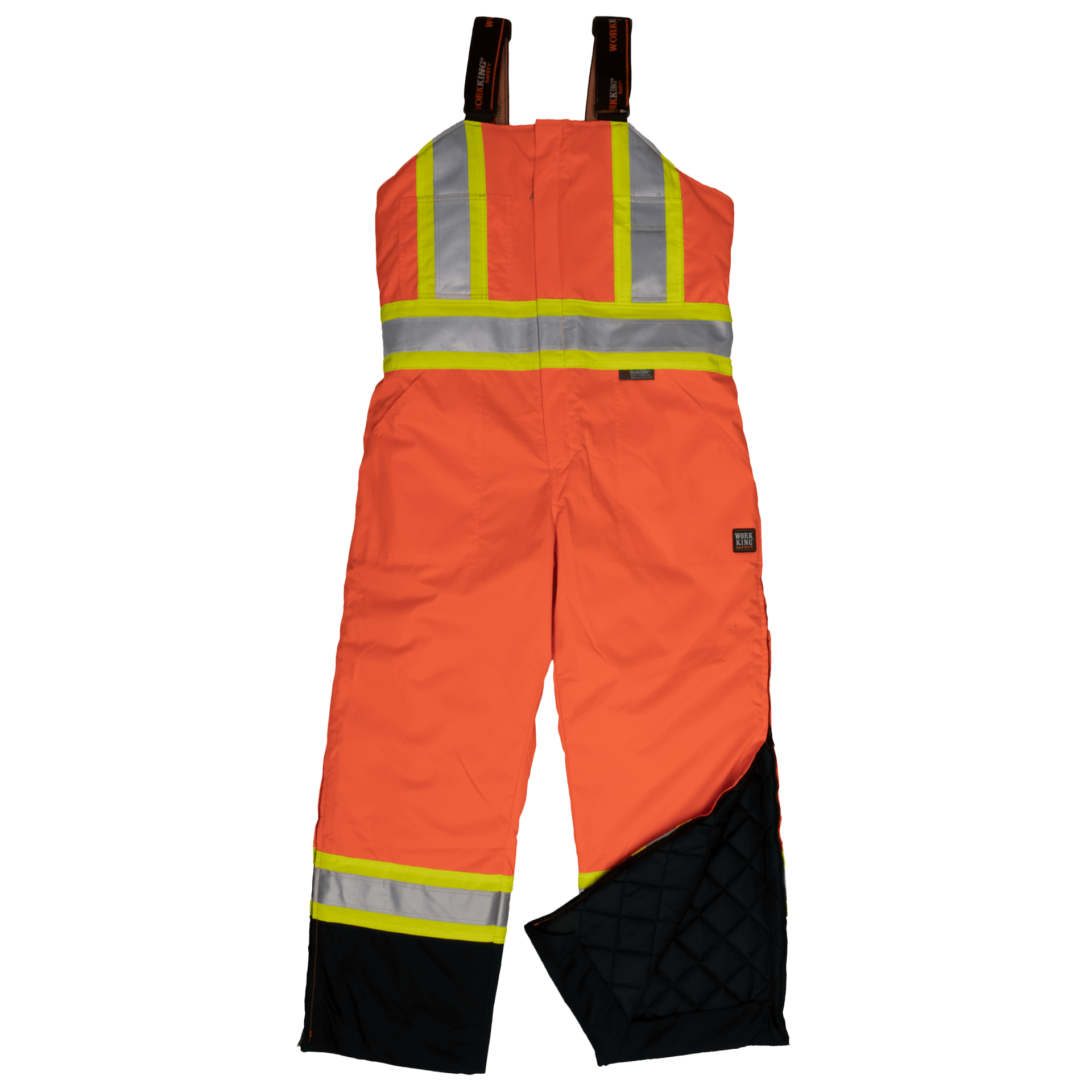 Tough Duck S798 -Poly Oxford Insulated hi-Vis Bib Overall