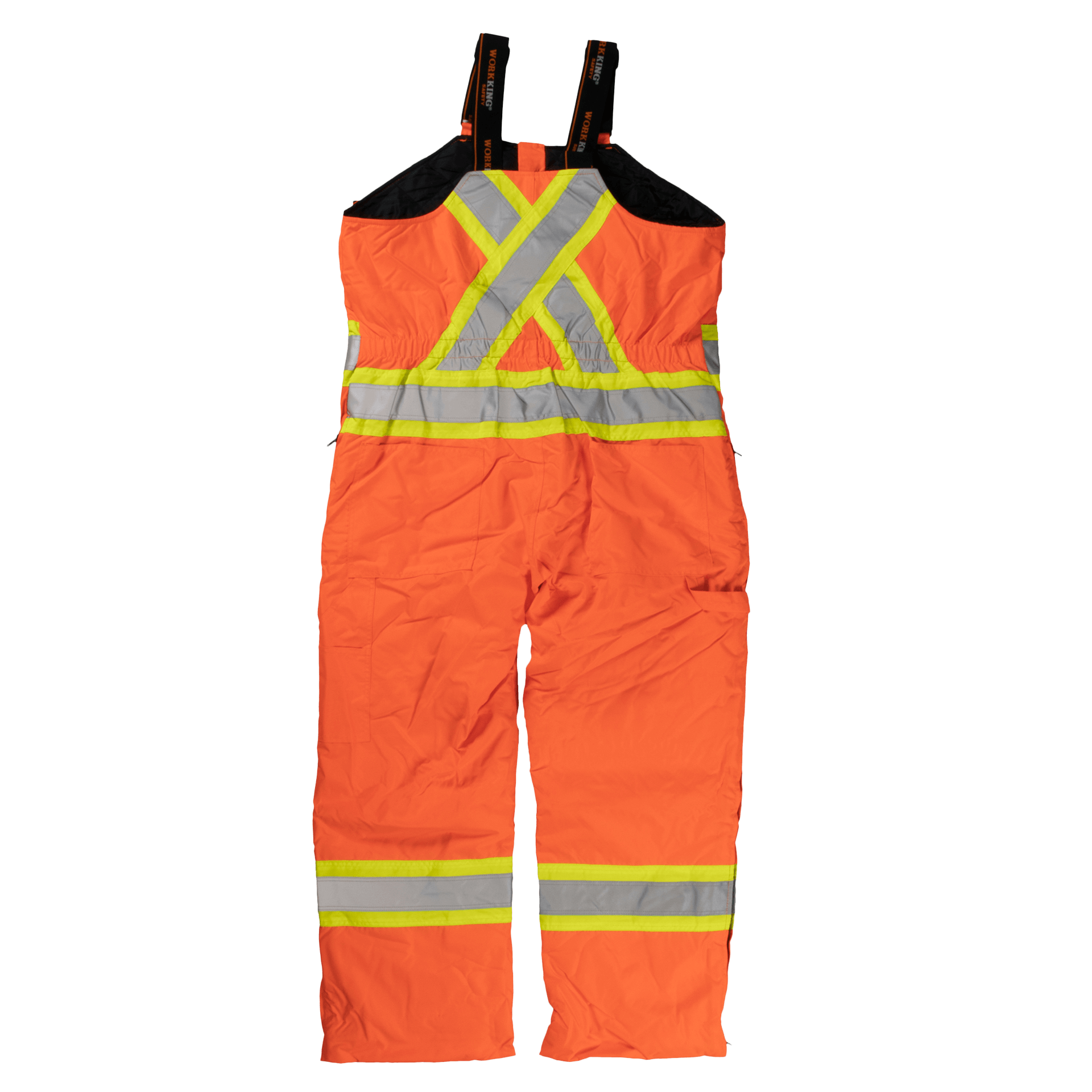 Tough Duck S798 -Poly Oxford Insulated hi-Vis Bib Overall