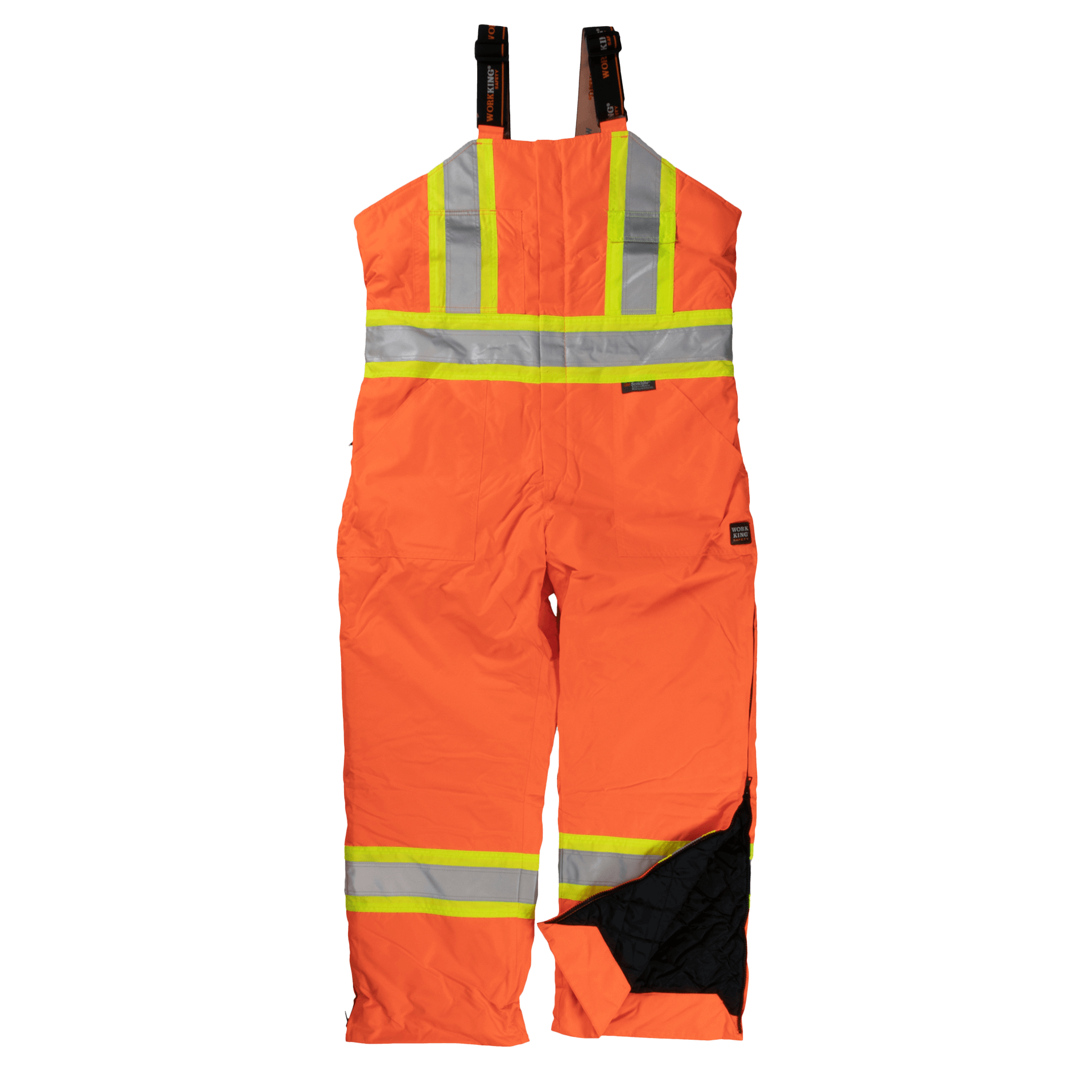 Tough Duck S798 -Poly Oxford Insulated hi-Vis Bib Overall