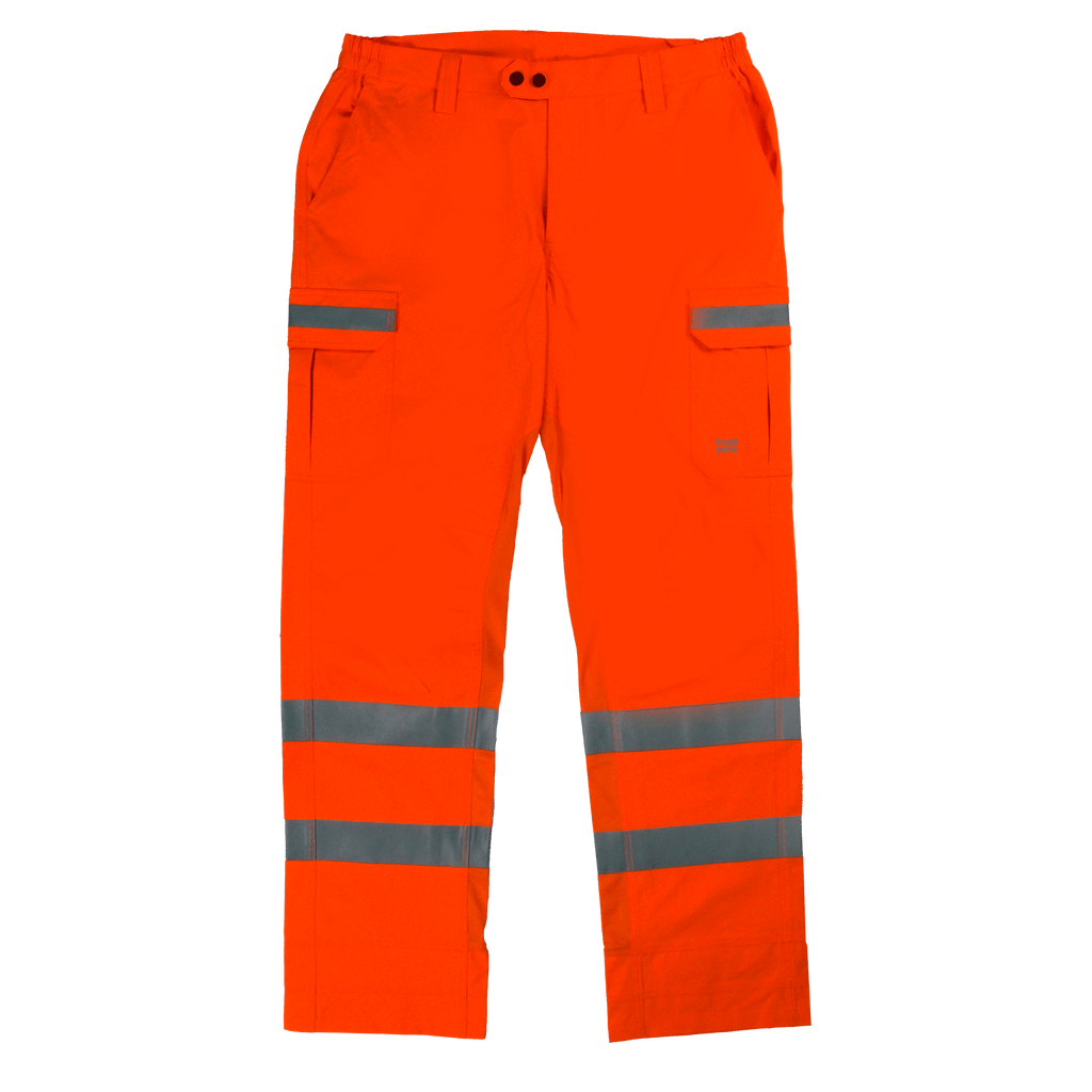 Tough Duck Pantalon cargo haute visibilité extensible dans les 4 sens SP06