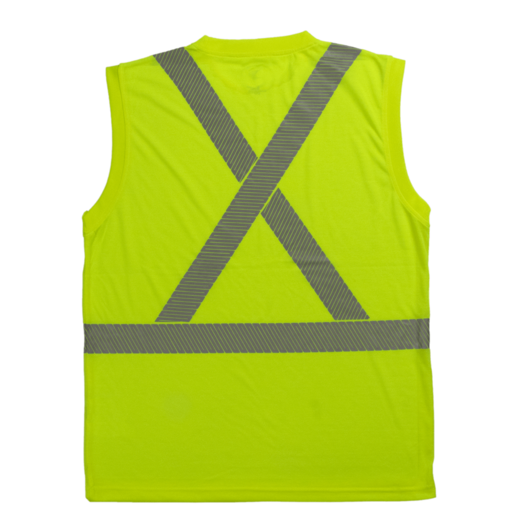 Tough Duck Sleeveless Hi-Vis T-Shirt ST15