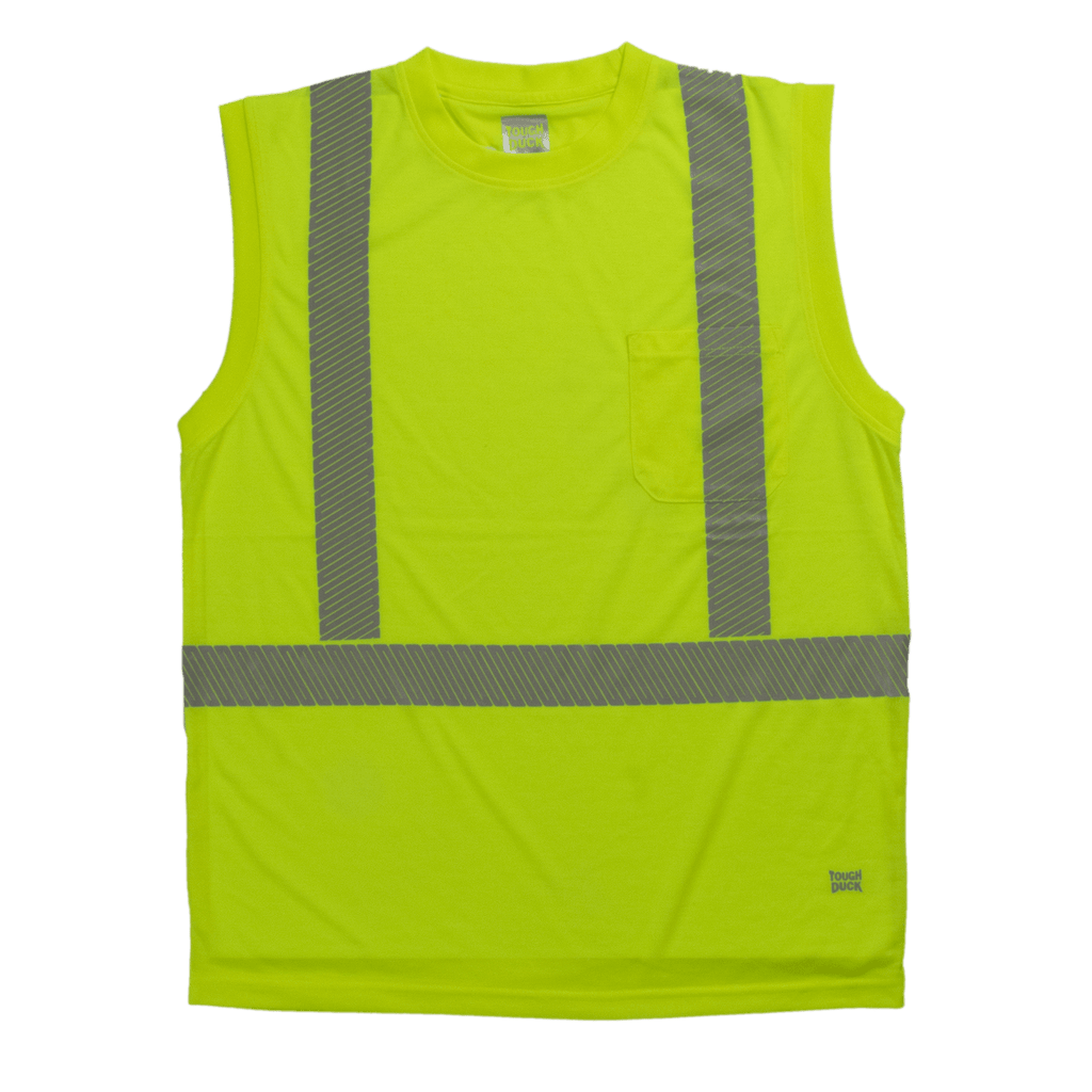 Tough Duck Sleeveless Hi-Vis T-Shirt ST15