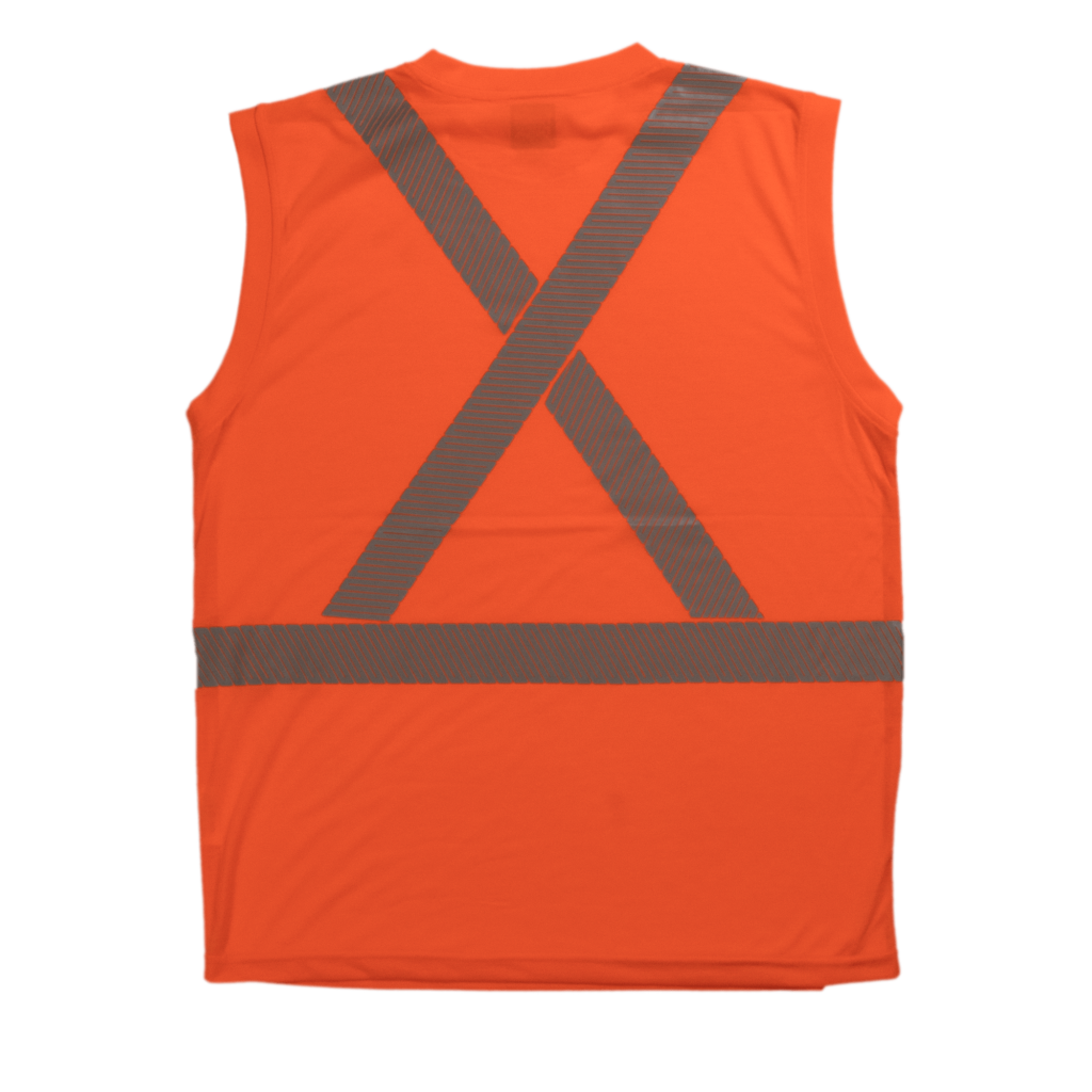 Tough Duck Sleeveless Hi-Vis T-Shirt ST15