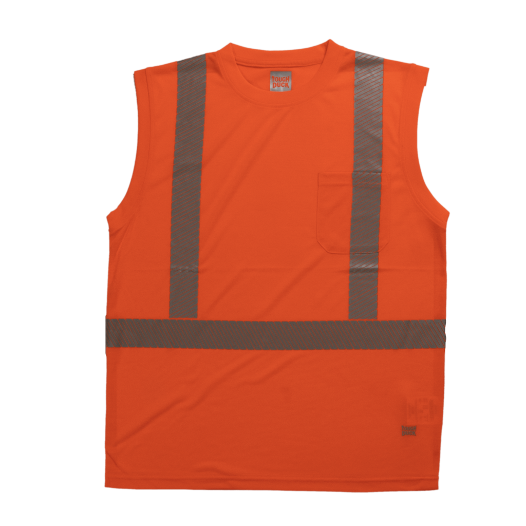 Tough Duck Sleeveless Hi-Vis T-Shirt ST15