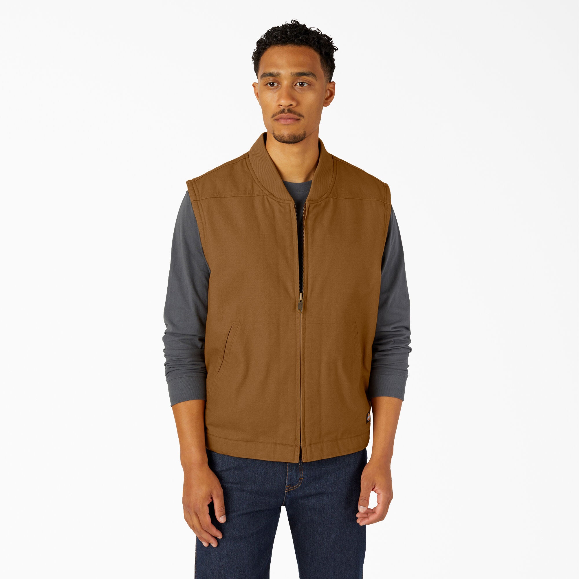 Dickies Gilet de travail doublé polaire pour homme - TE357