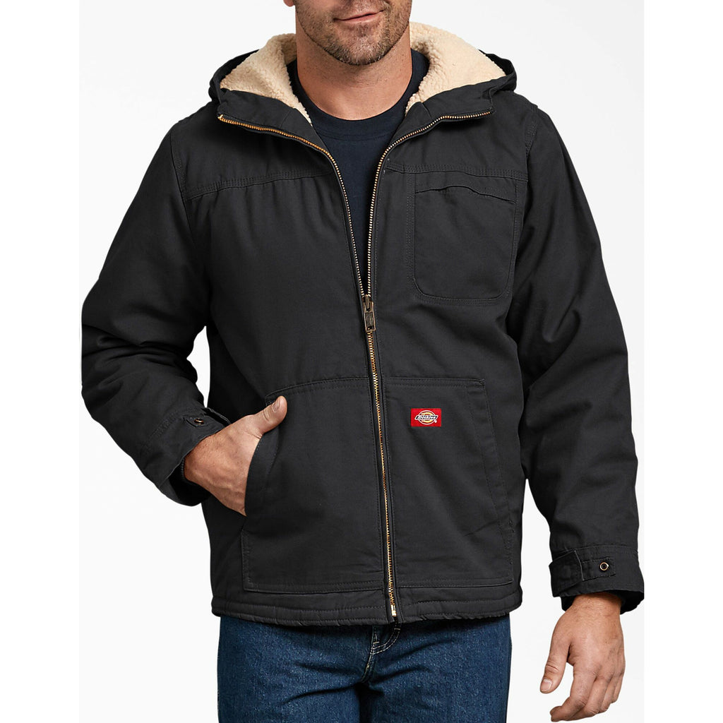 genuine dickies work jacket zip up hoodie tactical... - Depop
