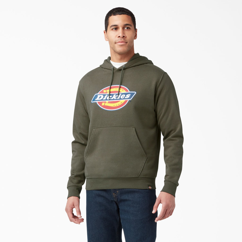 DICKIES Relaxed Fit  Logo Fleece Pullover Hoodie - TW45