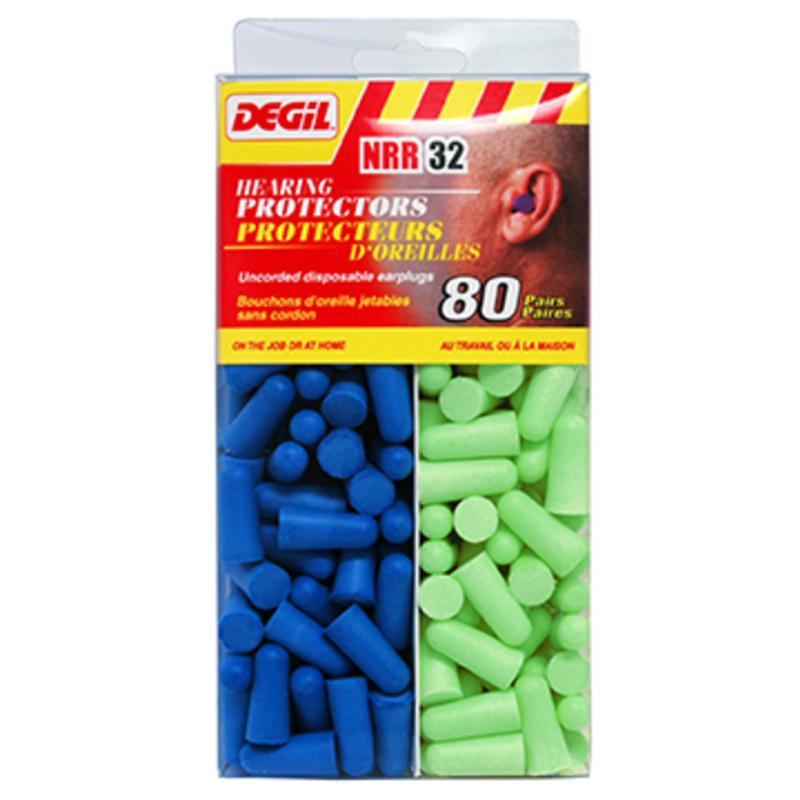 DEGIL Ear Plugs - 80 Pairs Pack