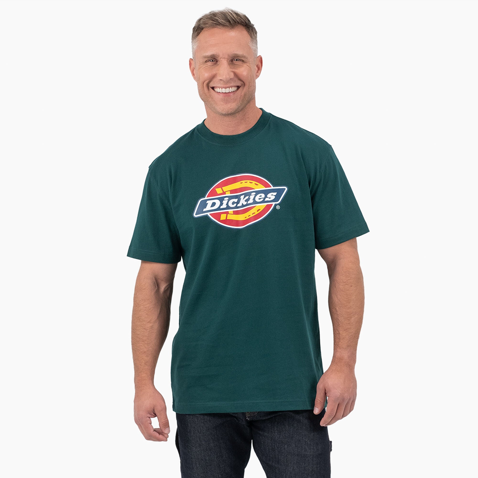 Dickies Short Sleeve Tri-Color Logo Graphic T-Shirt - WS22A