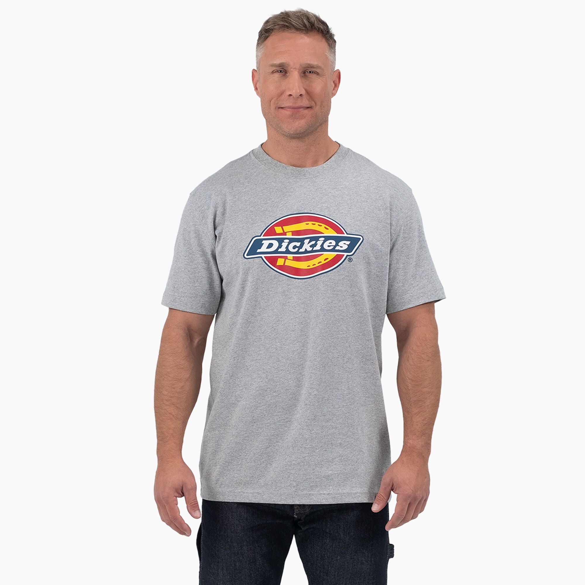 Dickies Short Sleeve Tri-Color Logo Graphic T-Shirt - WS22A