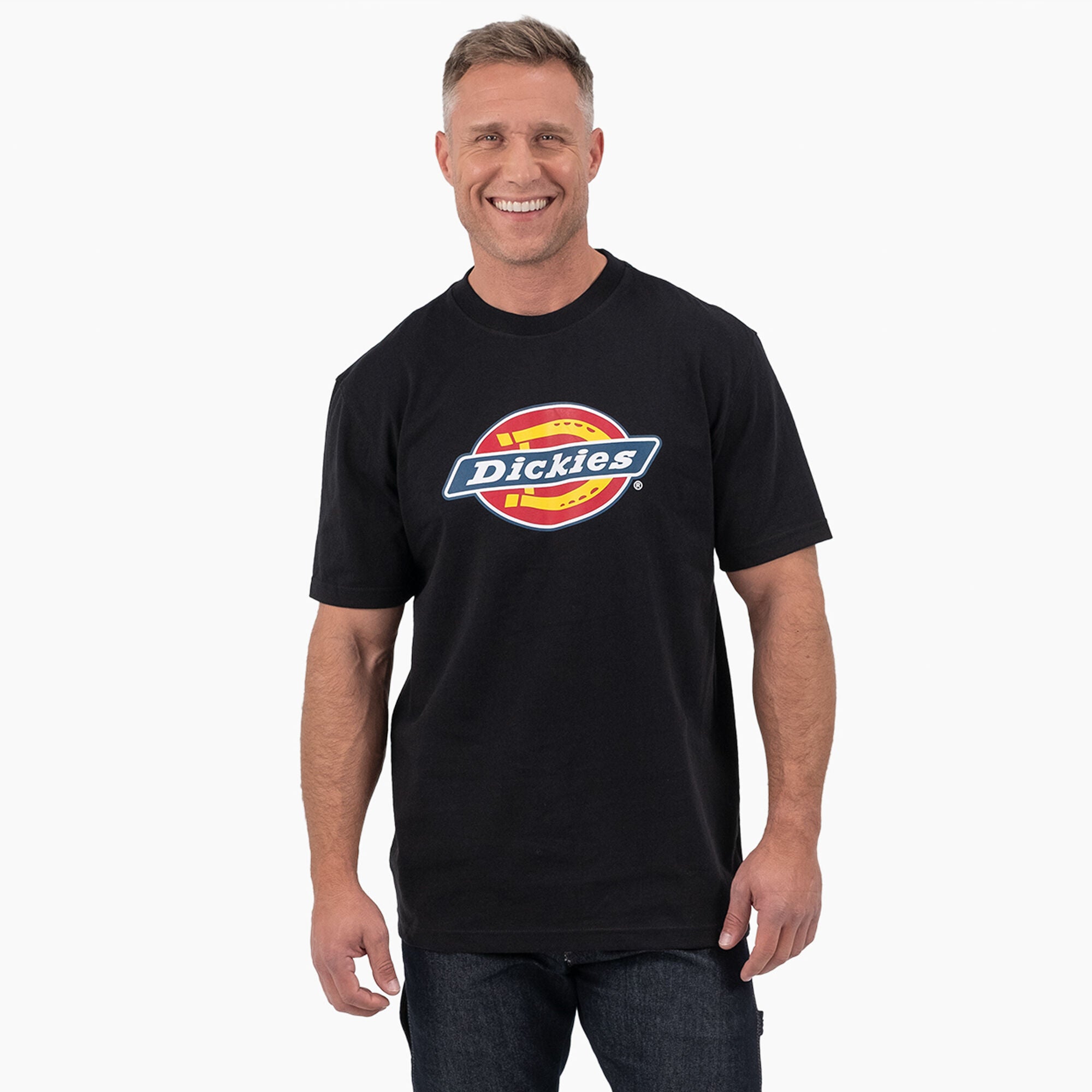 Dickies Short Sleeve Tri-Color Logo Graphic T-Shirt - WS22A