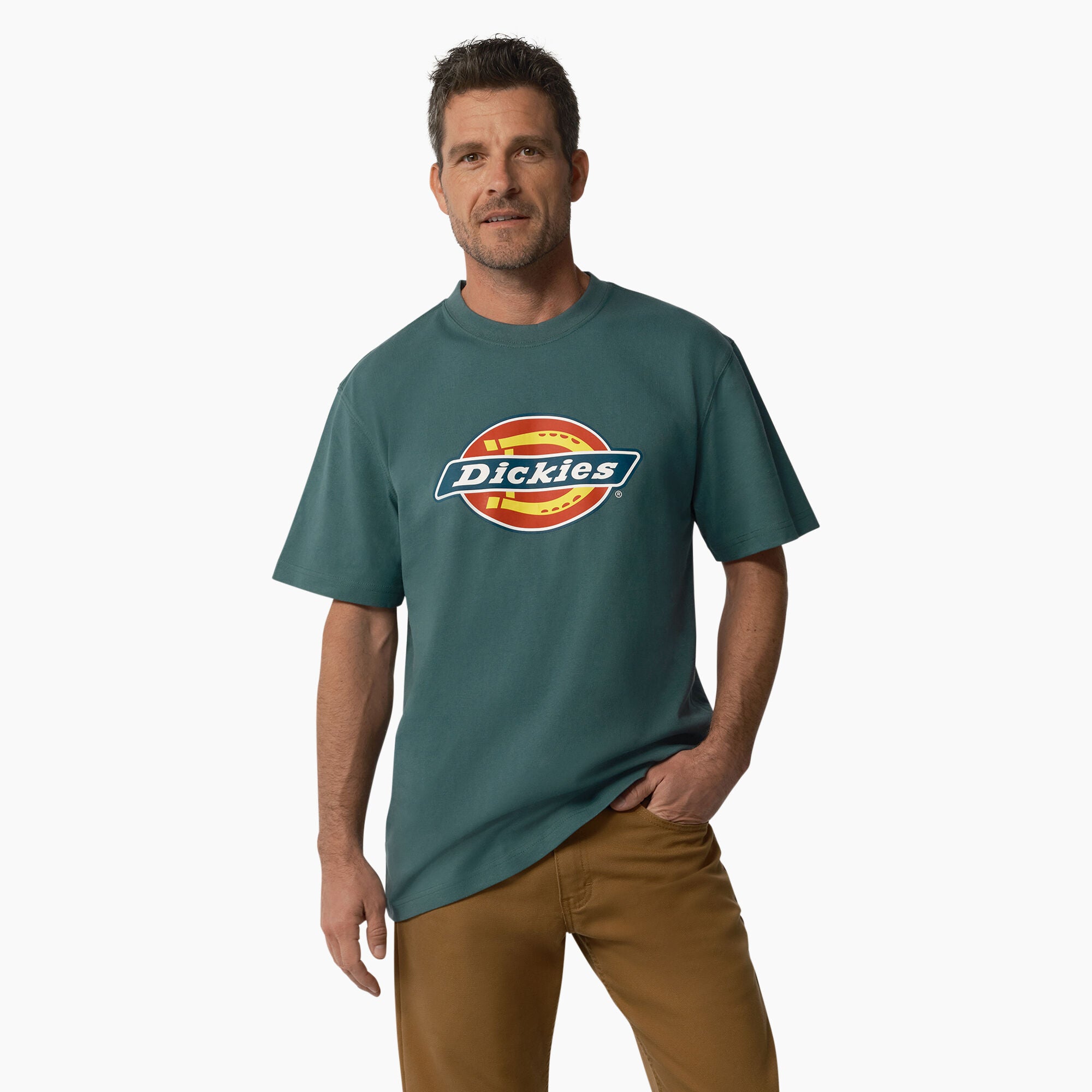 Dickies Short Sleeve Tri-Color Logo Graphic T-Shirt - WS22A
