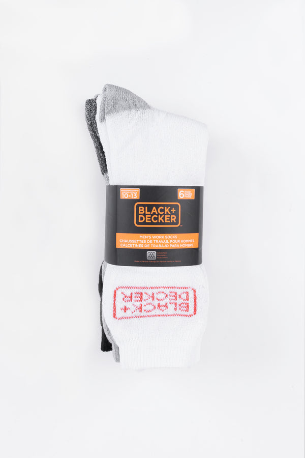 Lot de 6 paires de chaussettes BLACK+DECKER