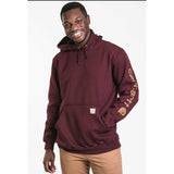 Carhartt Loose Fit Midweight Sweat-shirt graphique à manches logo - K288