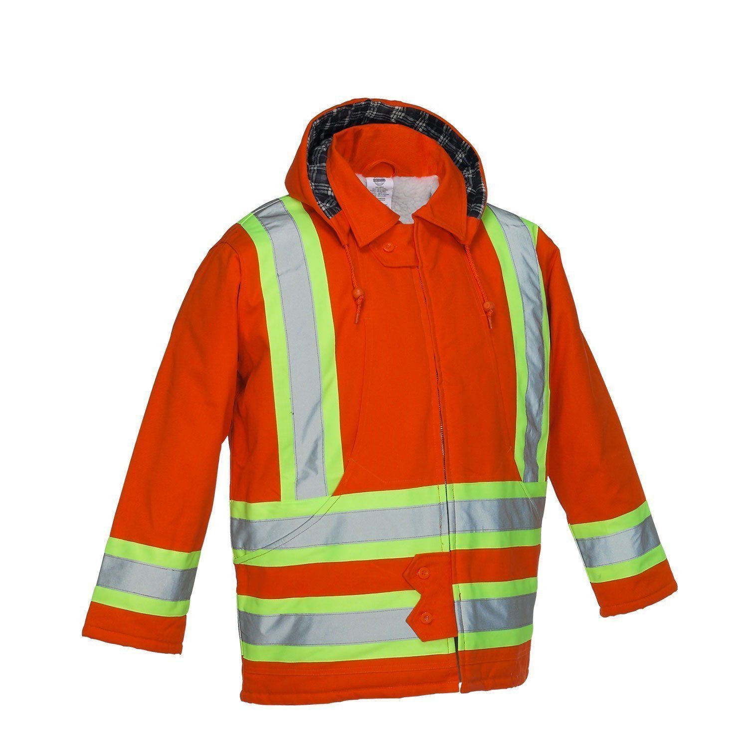 Forcefield Insulated Hi-Vis Cotton Canvas Parka 024-OR33