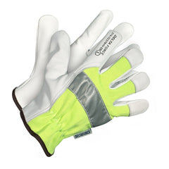 Challenger Hi-Vis Goatskin Grain Leather Driver's Glove D1610