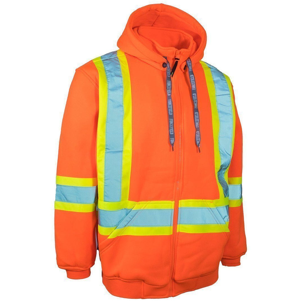 Forcefield Hi Vis Safety Hoodie, Detachable Hood 024-P844 - worknwear.ca
