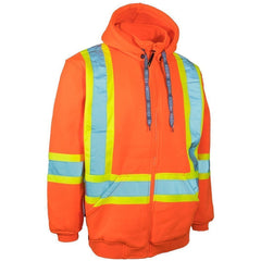 Forcefield Hi-Vis Zip-Up Hoodie, Detachable Hood 024-P844