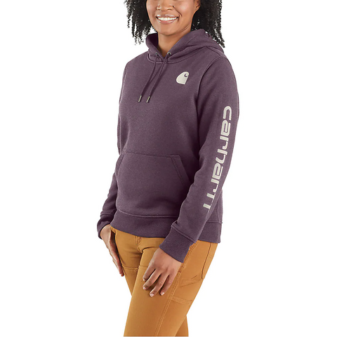 Carhartt Women's Relaxed Fit Midweight Logo Sleeve Graphic Sweatshirt -  102791