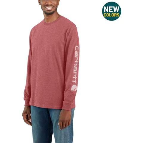 Carhartt Loose Fit Heavyweight Long Sleeve Logo Graphic T Shirt