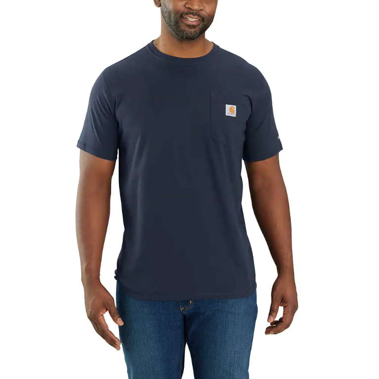 T-shirt à manches courtes et poche Carhartt Force® Relaxed Fit Midweight - 104616