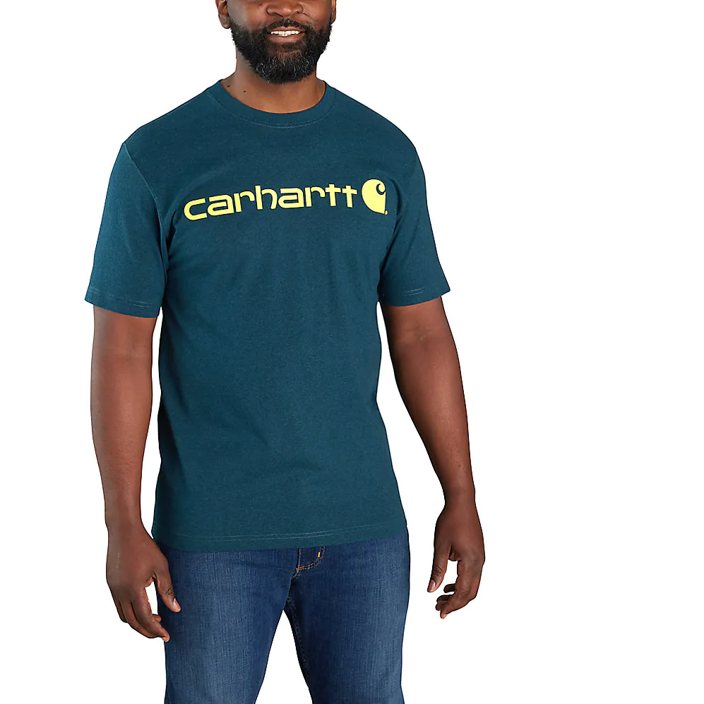 Carhartt Loose Fit Heavyweight Short Sleeve Logo Graphic T-Shirt - K195