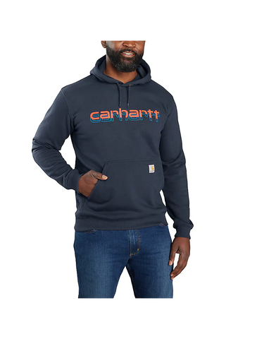 Carhartt men's midweight logo graphic hooded sweatshir 2025