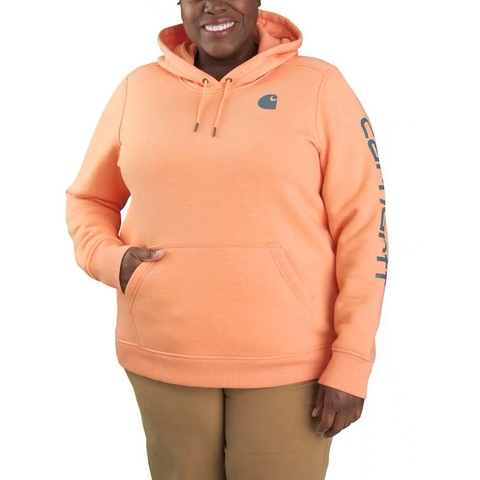 Carhartt Women's Relaxed Fit Midweight Logo Sleeve Graphic Sweatshirt -  102791