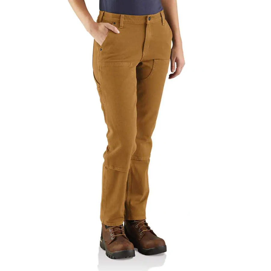 Carhartt, Pants & Jumpsuits, Carhartt Womens Rugged Flex Force Lightweight  Fastdry Utility Leggings Brown