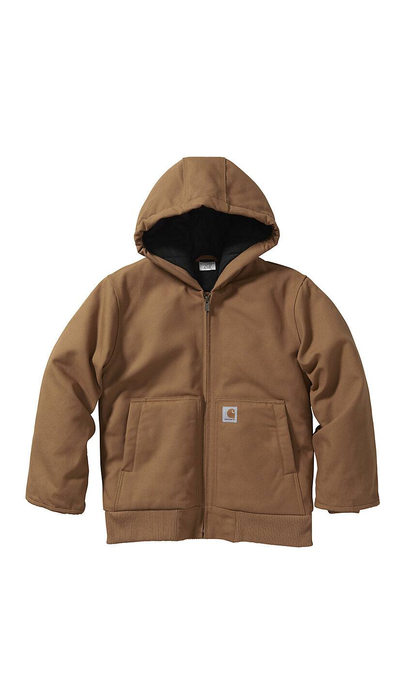 Carhartt Boys' Flannel Quilt Lined Active Jac - CP8545