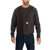 Carhartt Relaxed Fit Washed Duck Sherpa-Lined Vest - 104394