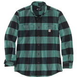 CARHARTT Rugged Flex® Relaxed Fit Midweight Flannel Long-Sleeve Plaid Shirt - 105432