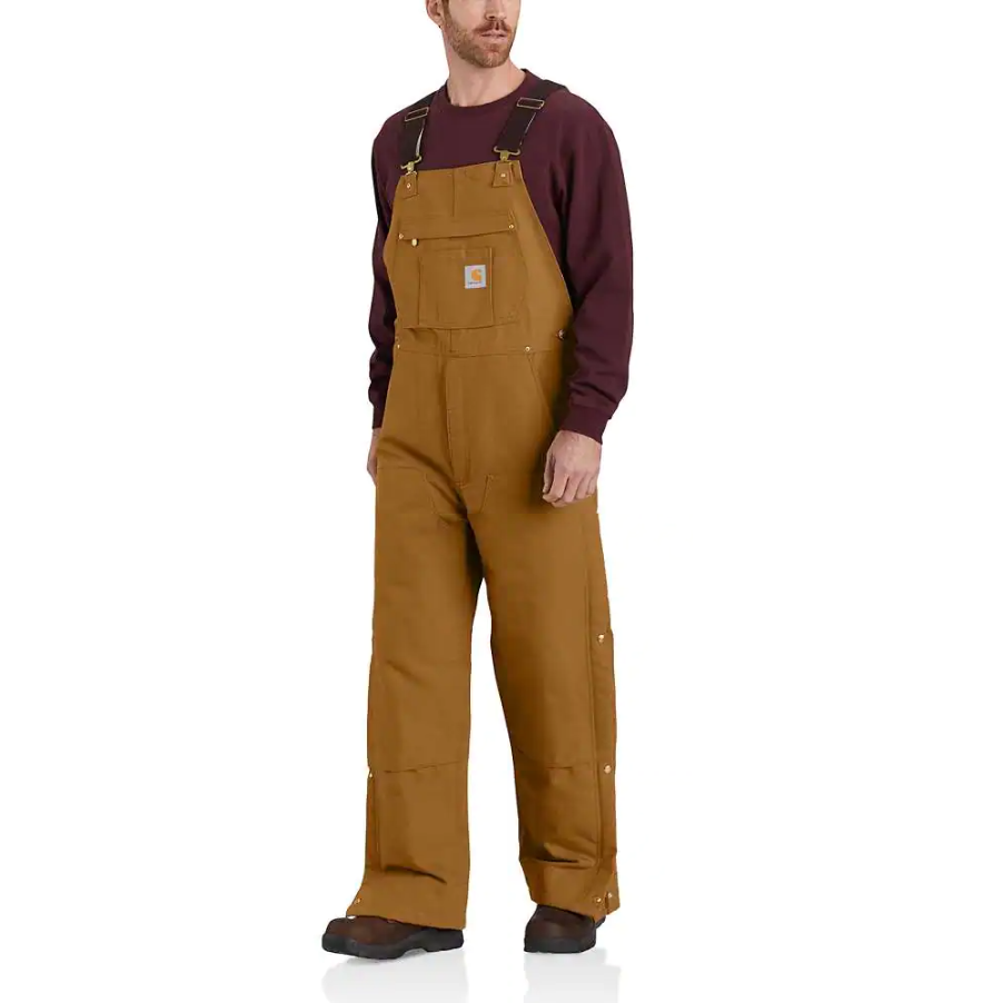 Carhartt Loose Fit Firm Duck Insulated Bib Overall - 104393 – WORK N WEAR