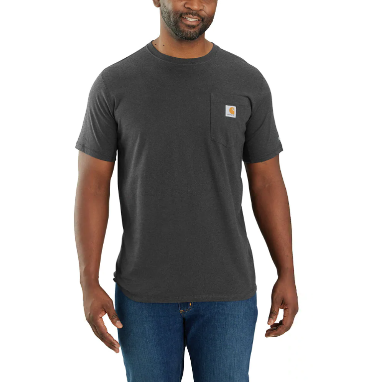 T-shirt à manches courtes et poche Carhartt Force® Relaxed Fit Midweight - 104616