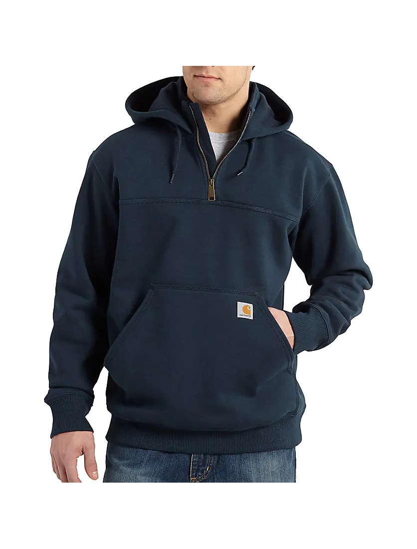 Carhartt Rain Defender® Loose Fit Heavyweight 1/4-Zip Hooded Sweatshirt - 100617
