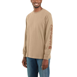 Carhartt Loose Fit Heavyweight Long-Sleeve Logo Graphic T-Shirt - K231