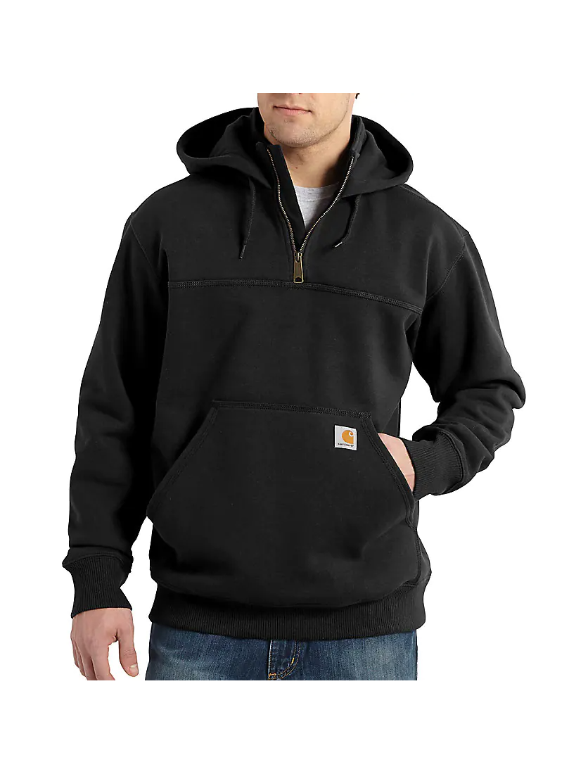 Carhartt Rain Defender® Loose Fit Heavyweight 1/4-Zip Hooded Sweatshirt - 100617