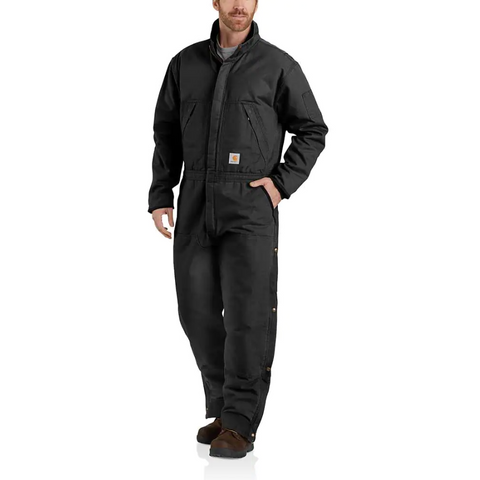  Carhartt Men's Loose Fit Washed Duck Insulated Pant, Black,  Small: Clothing, Shoes & Jewelry