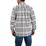 CARHARTT Rugged Flex® Relaxed Fit Midweight Flannel Long-Sleeve Plaid Shirt - 105432