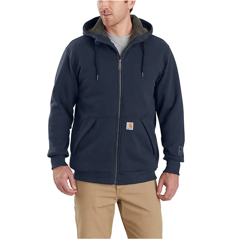 Carhartt men's rain defender rockland quilt lined full zip hooded sweatshirt stores sale