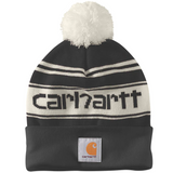 Carhartt Knit Pom-Pom Cuffed Logo Beanie - 105168