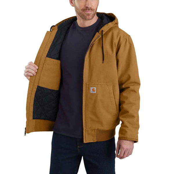 Carhartt Loose Fit Washed Duck Insulated Active Jacket - 104050 – WORK ...