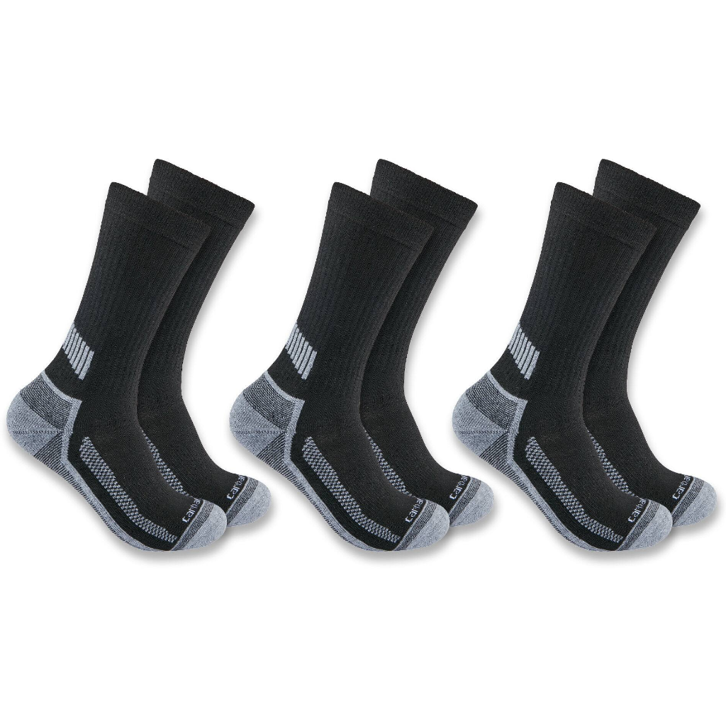 Carhartt Force® Midweight Crew Sock 3-Pack - SC4223M