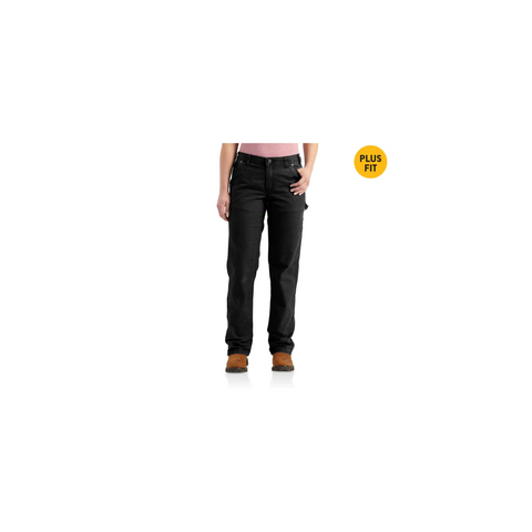 Carhartt Women's Skinny Fit Black Knit (Large) in the Pants