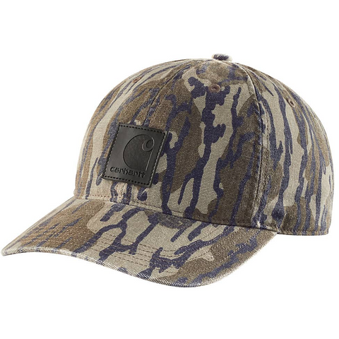 Carhartt Mossy Oak Bottomland Canvas Camo Cap 105522-G47